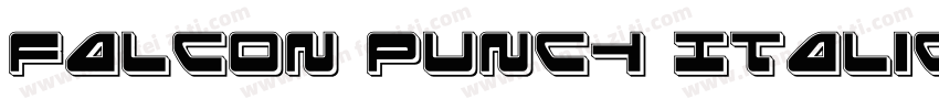 Falcon Punch Italic字体转换